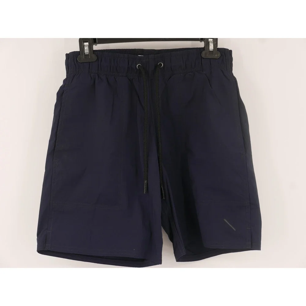 Saturdays New York City Swim Shorts Blue Lined Stretch Drawstring Men's XS 30